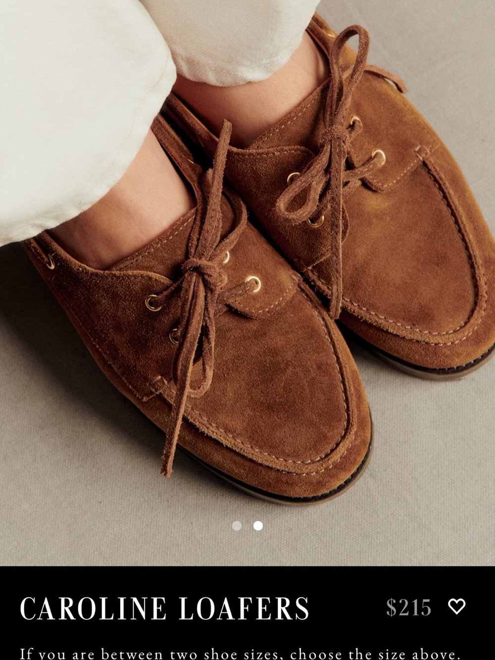 Sezane Caroline Loafers Coffee - Size US 6